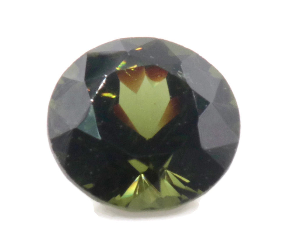 Natural Green Zircon Gemstone Faceted Green Zircon Loose Stone December Birthstone Genuine Green Zircon Stone Round 2.50ct 4mm SKU:113058-Planet Gemstones