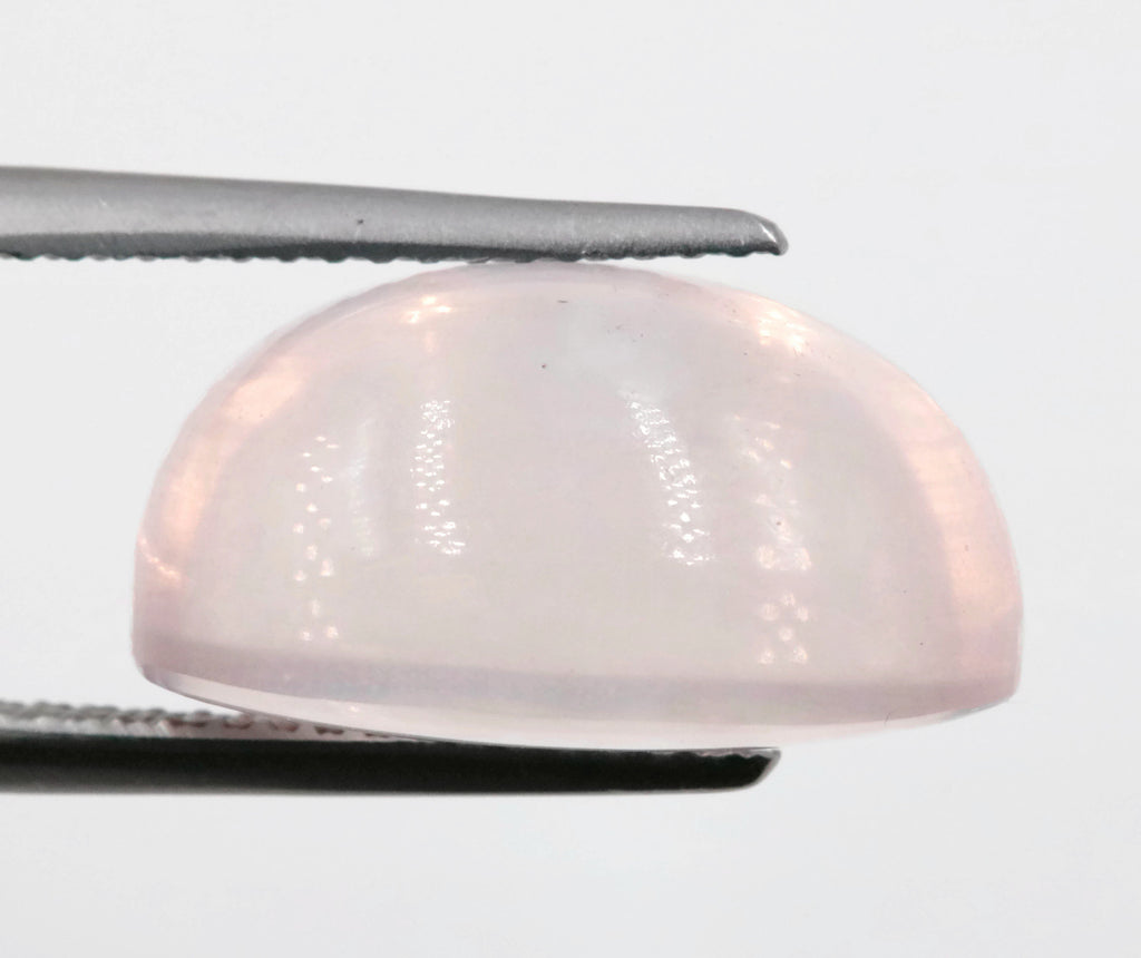 Natural Rose Quartz Gemstone Rose Quartz Stones Pink Quartz Stone QUARTZ pair, oval cabochon, 14x10mm, 14ct DIY Jewelry SKU:12874-Planet Gemstones
