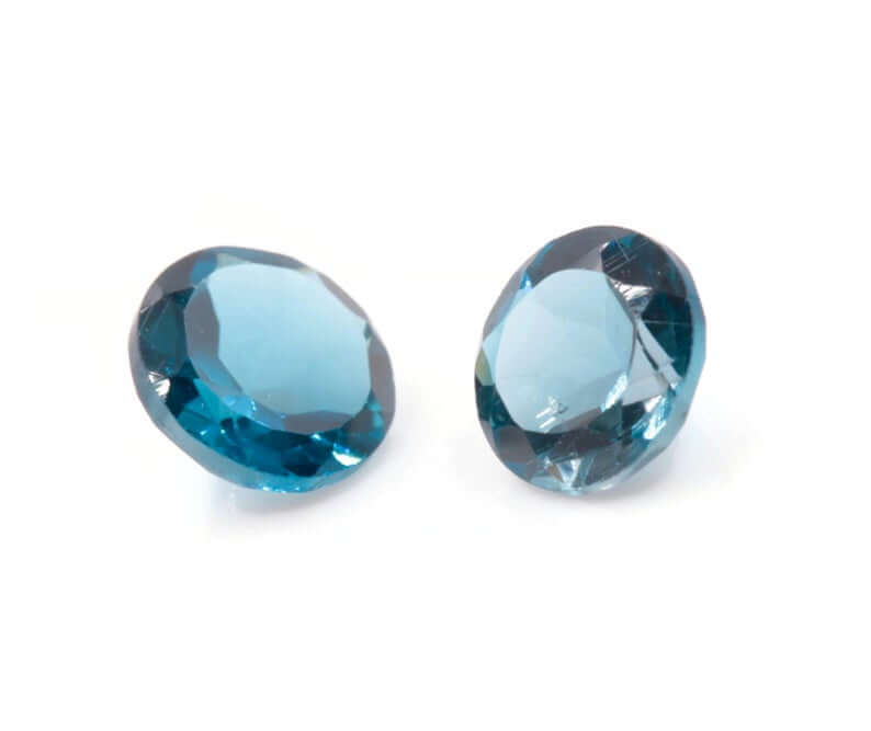 Blue Topaz Natural Blue Topaz London Blue topaz December BirthStone Jewelry Supply DIY Jewelry Supplies 6mm RD 2.0ct SKU: 113076-Planet Gemstones
