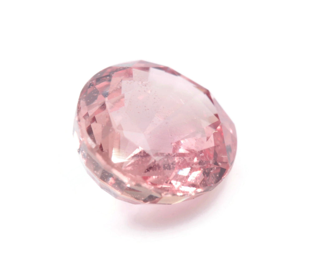 Natural Padparadscha sapphire 9x7.4mm 2.69ct Sapphire Gemstone Jewelry September Birthstone wedding gemstone SKU:112912-Planet Gemstones