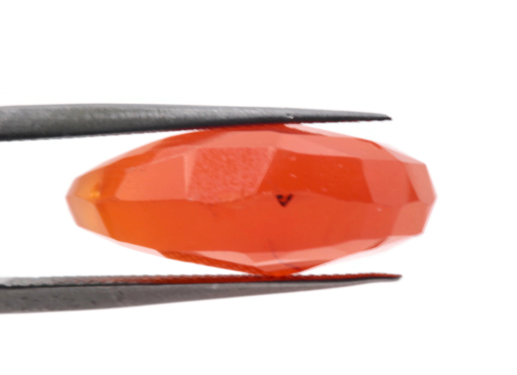 Natural Carnelian Gemstone red orange carnelian genuine carnelian Pear cabochon, 17x11mm, 7.87ct DIY Jewelry DIY Jewelry Supplies SKU:113089-Planet Gemstones