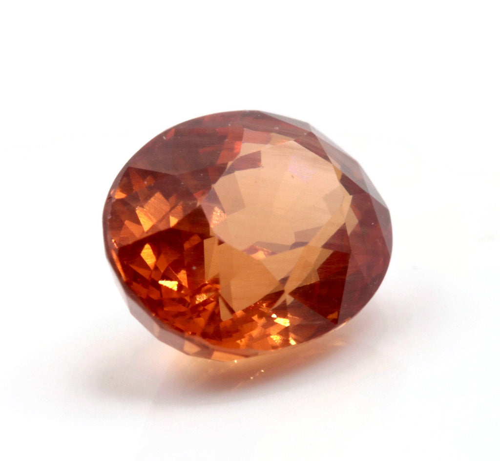Spessartite | Natural Spessartite Garnet | Mandarin Spessartite Garnet | Orange Garnet |January Gemstone | OV 11x8.6mm 5.09ct SKU:112938-Planet Gemstones