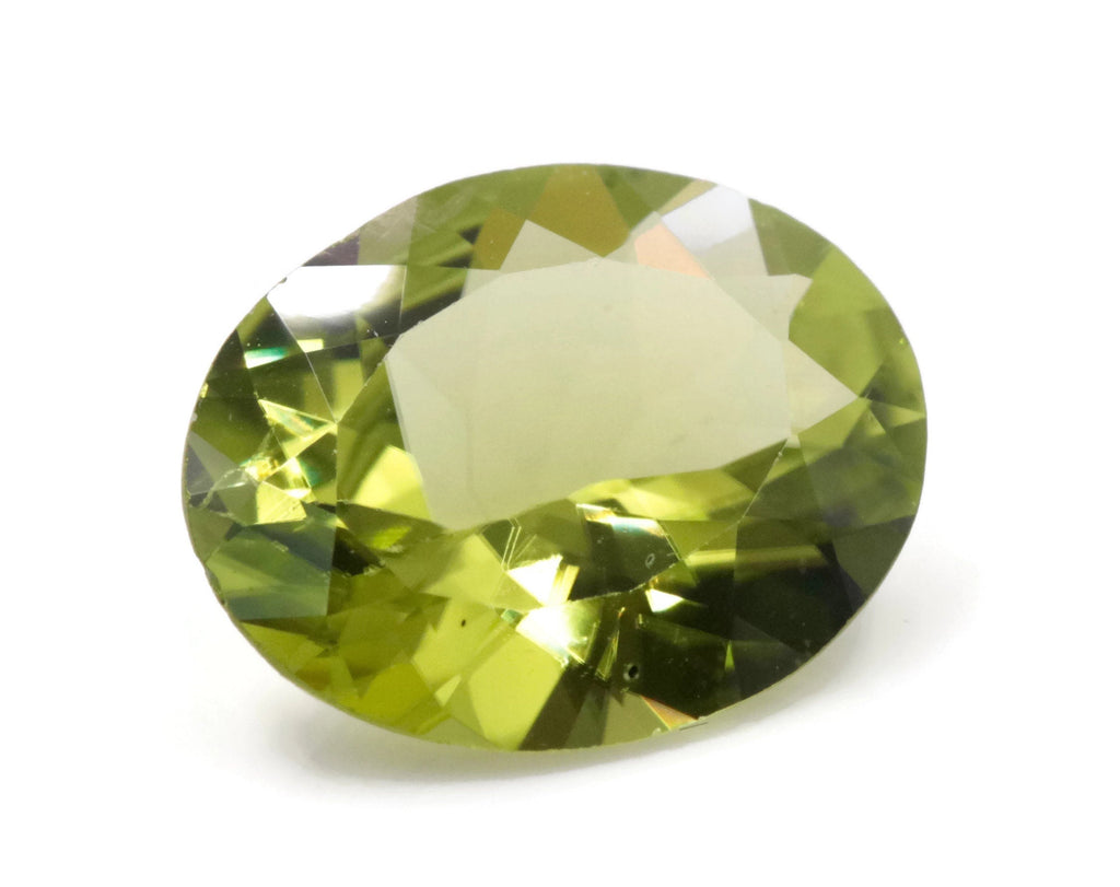 Peridot Natural Peridot Green Peridot Peridot Gemstone August Birthstone faceted peridot DIY Jewelry Supplies OV 9X7mm 2.20ct SKU:113022-Planet Gemstones