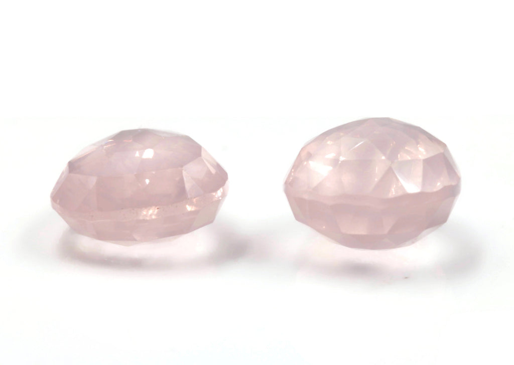 Natural Rose Quartz Gemstone Stones Pink Quartz Stone Rose Quartz Drops DIY Jewelry Supplies DIY Jewelry Supplies 20x15mm 25ct SKU:113031-Planet Gemstones