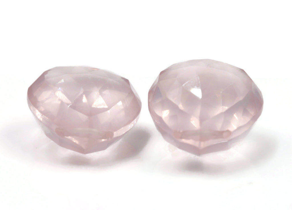 Natural Rose Quartz Gemstone Stones Pink Quartz Stone Rose Quartz Drops DIY Jewelry Supplies DIY Jewelry Supplies 20x15mm 25ct SKU:113031-Planet Gemstones