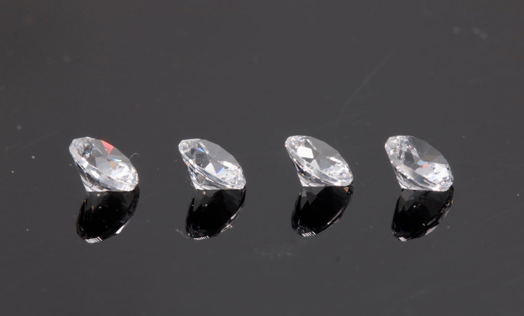 White sapphire Round 4mm-Planet Gemstones
