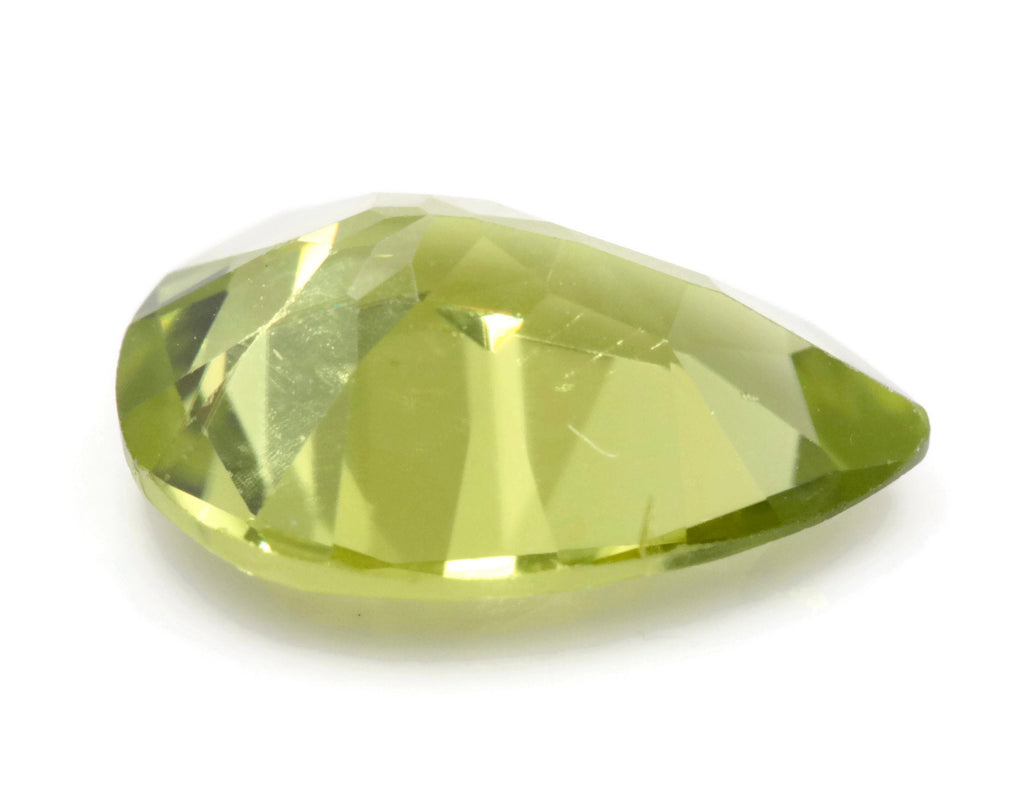 Peridot Pear 9x6mm-Planet Gemstones