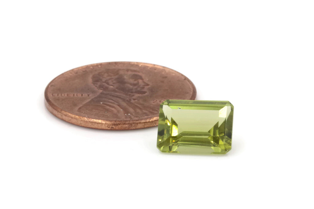 Peridot Octagon 8x6mm-Planet Gemstones