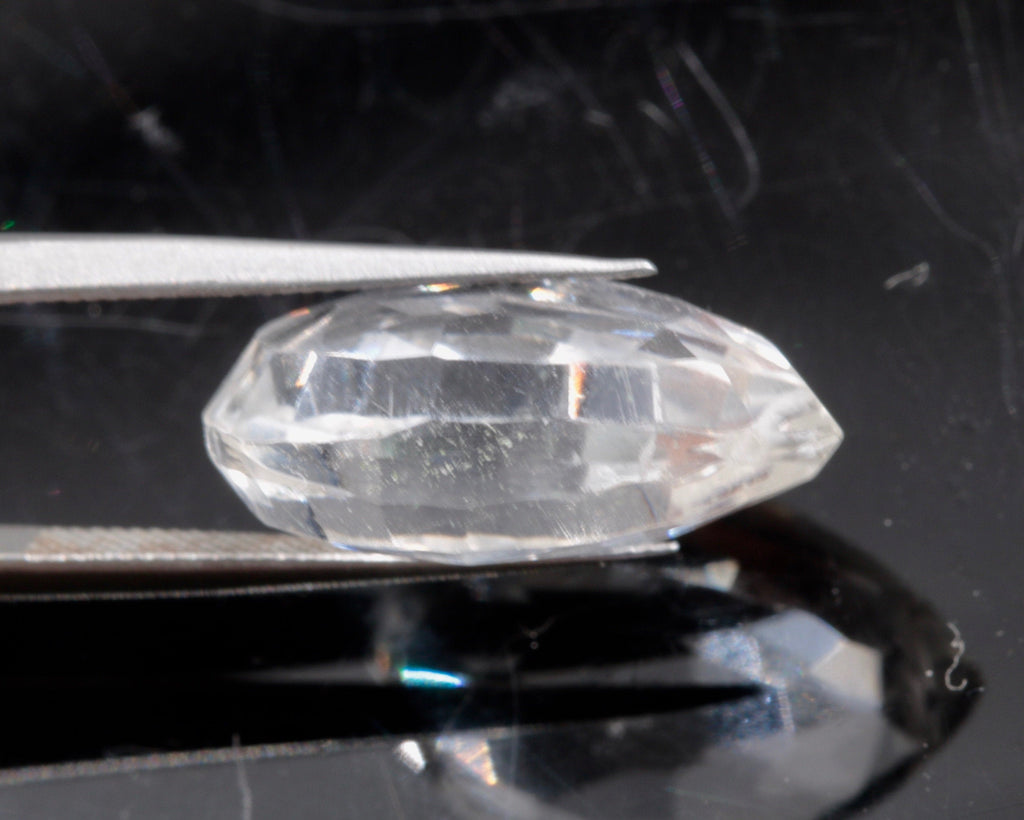 Rock Crystal Natural Rock Crystal Crystal DIY Jewelry white Quartz quartz stone Quartz beads Rock Crystal PE 18x12mm 36.55ct SKU:113077-Planet Gemstones