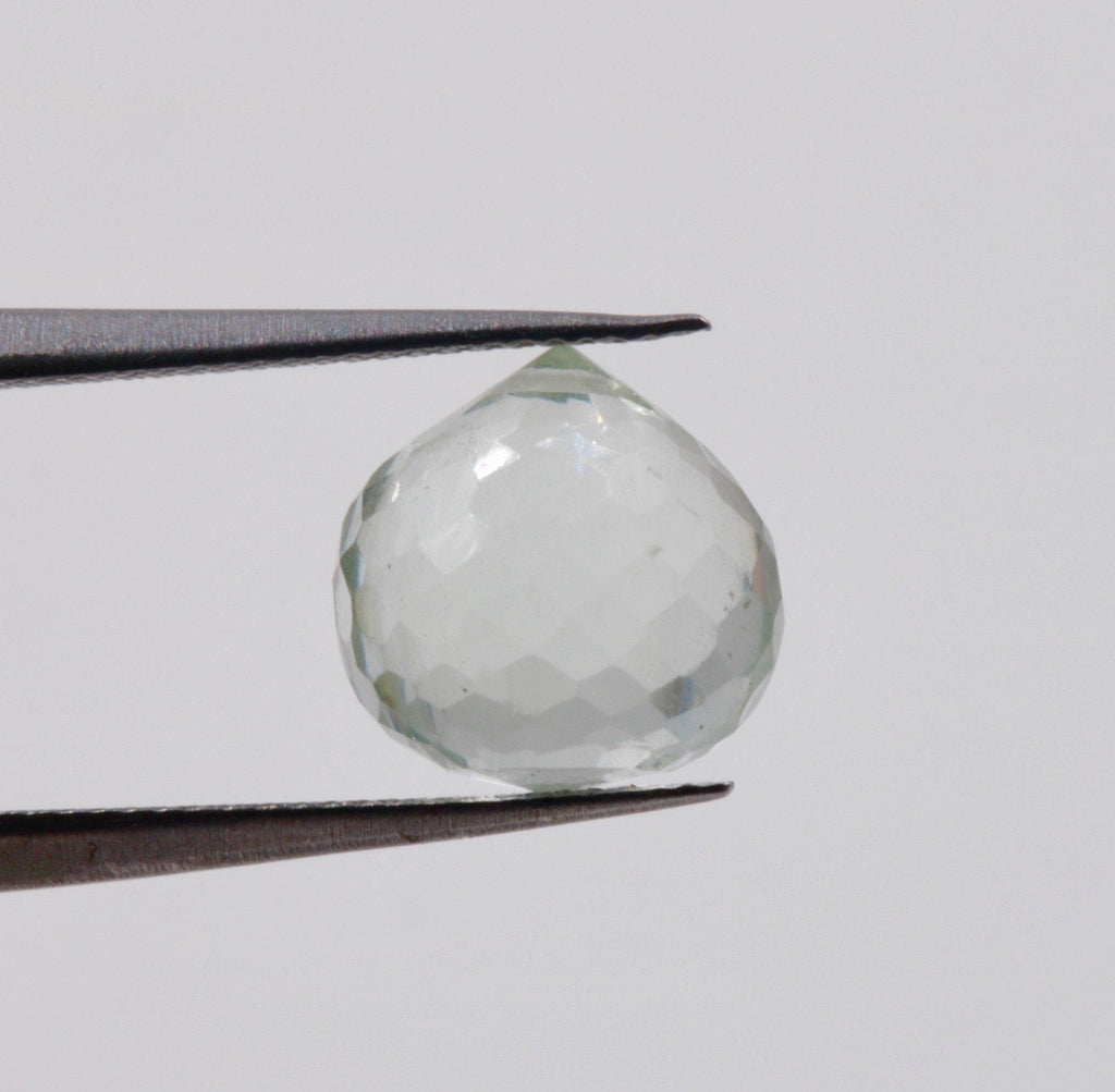Prasiolite Briolette 8mm-Planet Gemstones