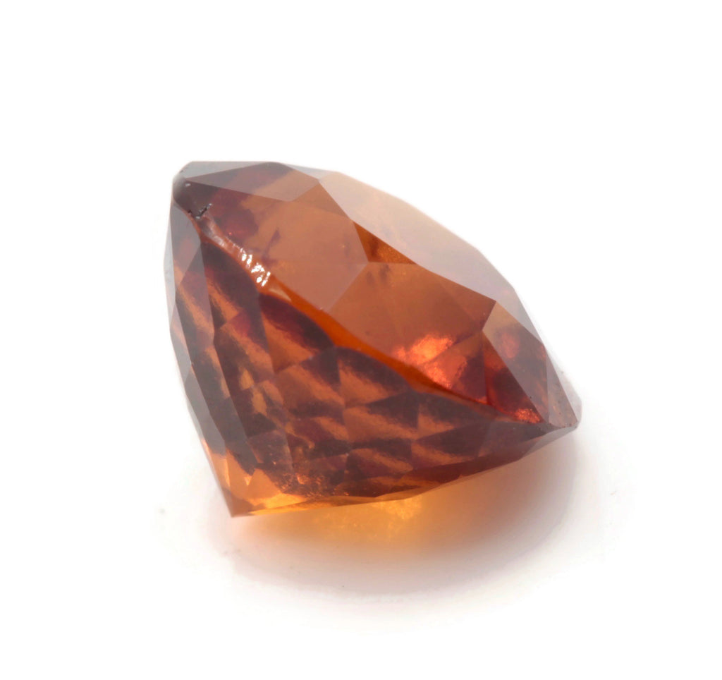 Spessartite | Natural Spessartite Garnet | Mandarin Spessartite Garnet | Orange Garnet |January Gemstone | RD 9.6mm 4.50ct SKU:112950-Planet Gemstones