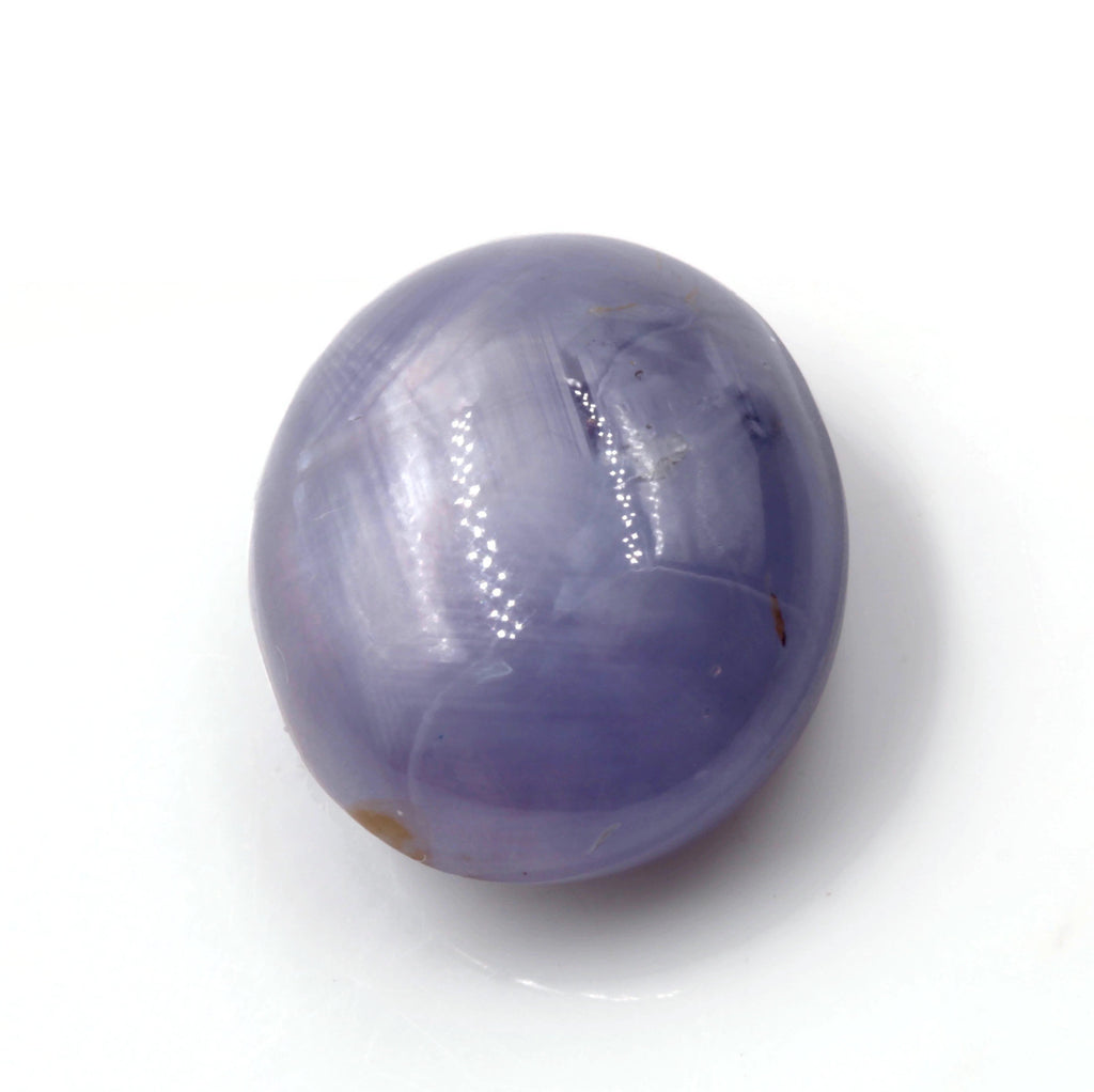 Natural Star Sapphire Blue Star Sapphire star September Birthstone Star Sapphire 14.2x12.4mm OV 14.60ct DIY Jewelry Supplies SKU:112971-Planet Gemstones