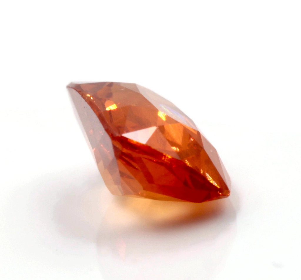 Spessartite | Natural Spessartite Garnet | Mandarin Spessartite Garnet | Orange Garnet | January Gemstone | CUS 11.9x7.9mm 4.69ct SKU:112937-Planet Gemstones