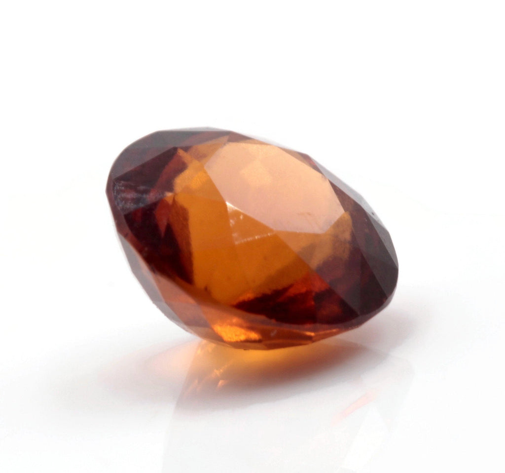 Spessartite | Natural Spessartite Garnet | Mandarin Spessartite Garnet | Orange Garnet |January Gemstone | RD 10mm 4.99ct SKU:112947-Planet Gemstones