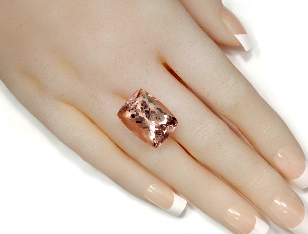 Morganite Cushion 20x15mm-Planet Gemstones