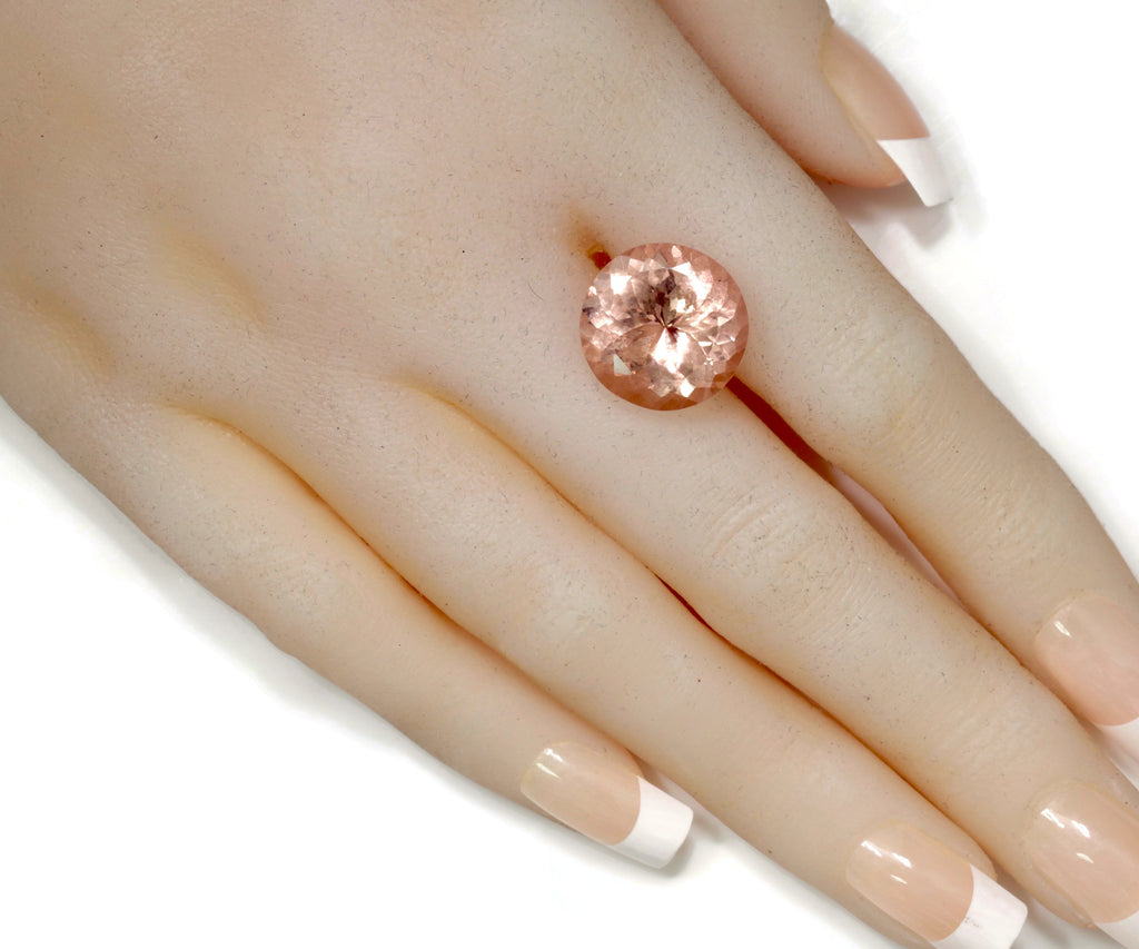 Morganite Round 15mm-Planet Gemstones