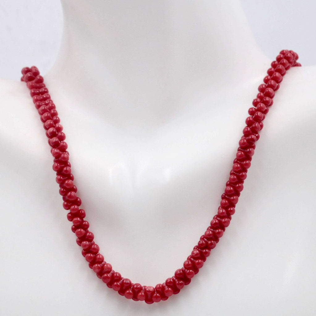 Coral Natural Coral Beads Coral Necklace DIY jewelry Supplies Coral Beads Necklace Coral Gemstone Red CORAL 6x2mm,16 Inches SKU: 113156-Planet Gemstones