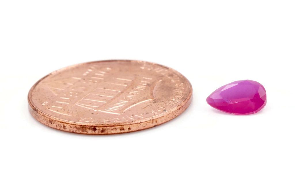 Lab grown Ruby Pear 50pcs-Planet Gemstones