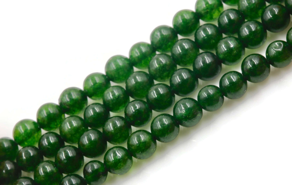 Green Jadite Round 4mm-Planet Gemstones