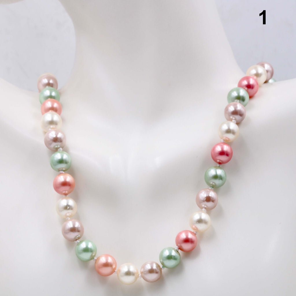 Fresh Water Pearls Real pearl necklace Cultured pearls Small pearl Necklace Natural white pearl Bulk Pearl SKU:113256,113259,113260-Planet Gemstones