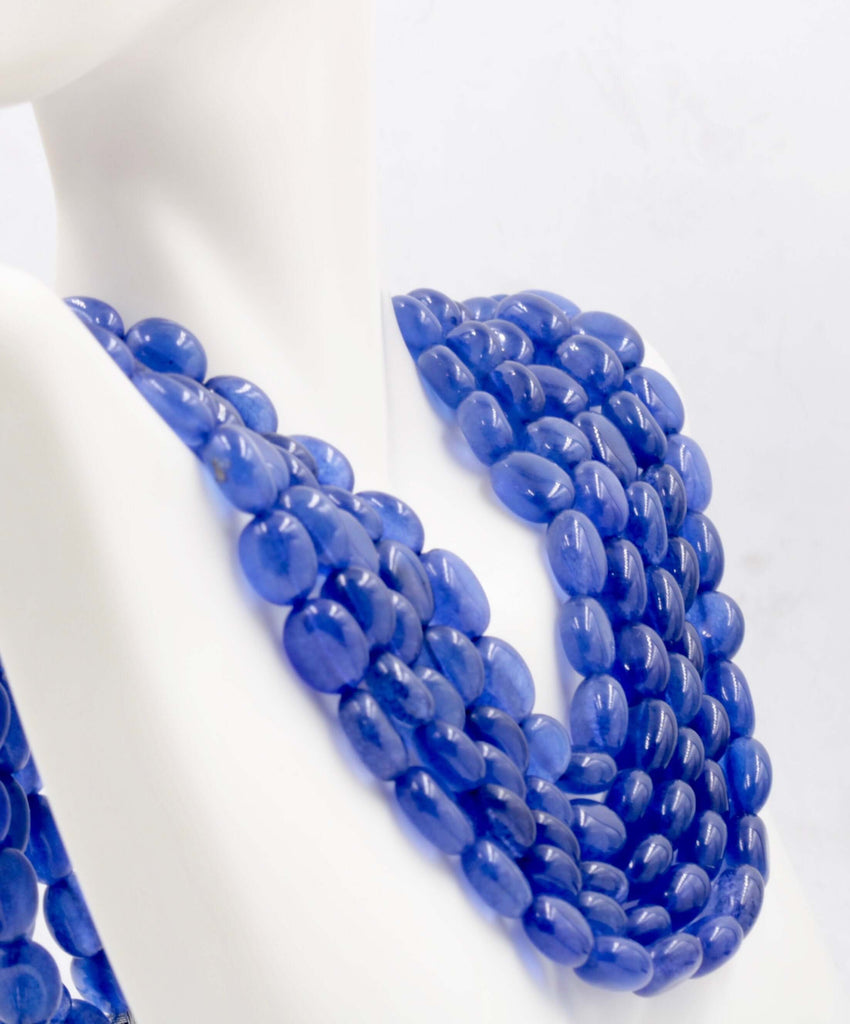 Genuine Sapphire Necklace Blue Sapphire Necklace Sapphire gemstone beads Blue gemstone necklace Sapphire Beaded Necklace SKU: 113215,114254-Planet Gemstones