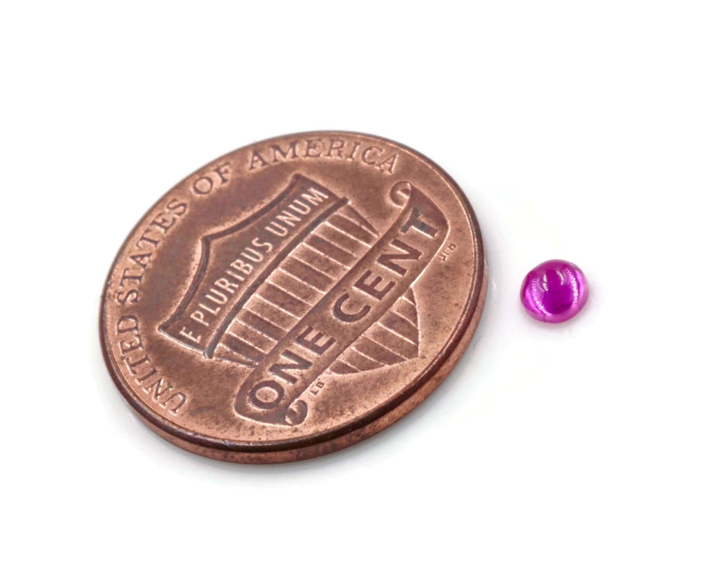 Lab Created Ruby 4.25mm,3.25mm,2.5mm & 2mm gemstone Jewelry Supply Round Ruby 50 Pcs DIY Jewelry Supplies SKU: 114160,114161,114162,114142-Planet Gemstones
