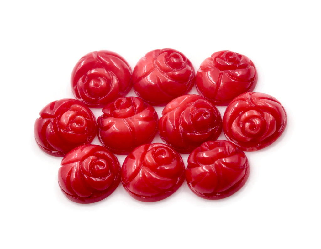 Natural Coral Cabochon RD 8mm,10mm & 12mm Coral Beads Jewelry Supply Coral Cab Loose Stone DIY Jewelry Supplies SKU:114143,114155,114138-Planet Gemstones