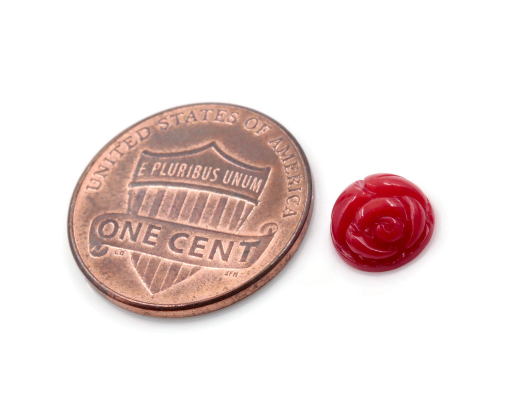 Natural Coral Cabochon RD 8mm,10mm & 12mm Coral Beads Jewelry Supply Coral Cab Loose Stone DIY Jewelry Supplies SKU:114143,114155,114138-Planet Gemstones