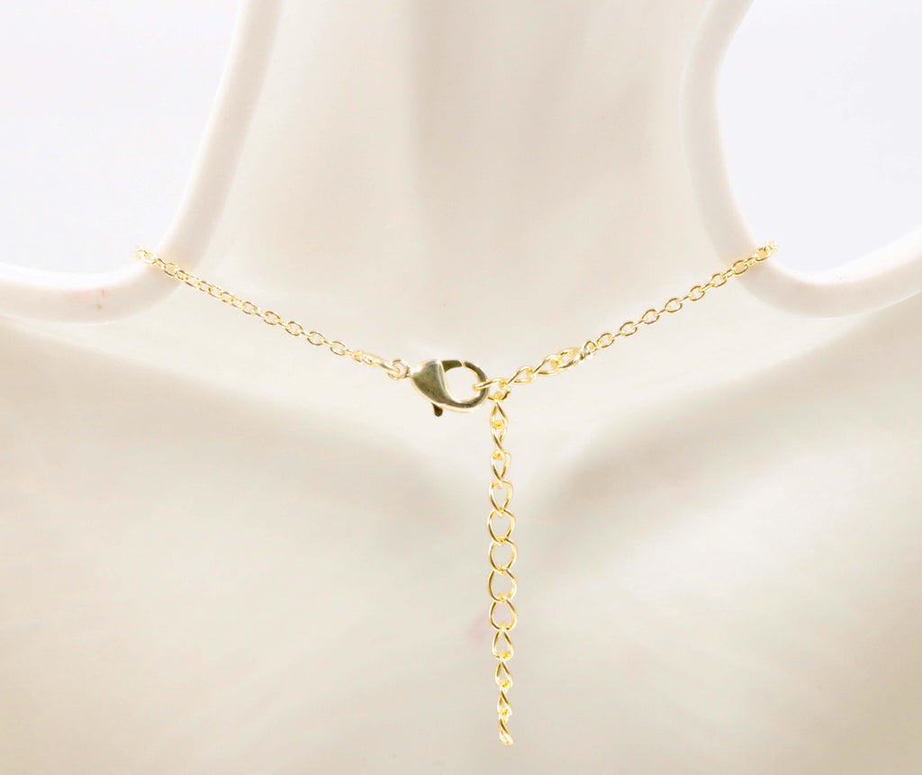 Gemstone Trillion Pendant boho Necklace 12mm-necklace-Planet Gemstones