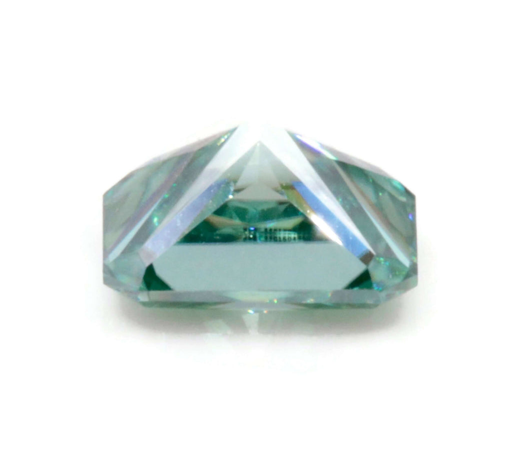 Green Moissanite Radiant Cut-Moissanite-Planet Gemstones
