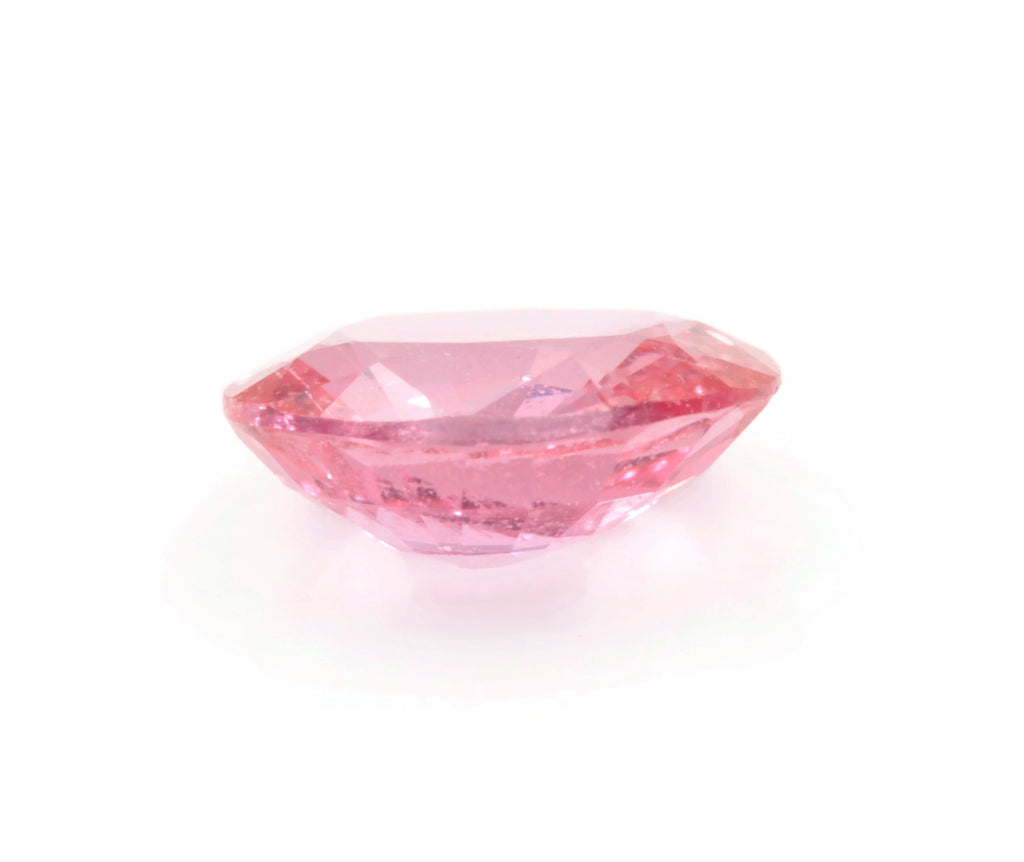 Natural Padparadscha sapphire 6.2x7.5mm 1.38ct Sapphire Gemstone Jewelry September Birthstone wedding gemstone SKU:112911-Planet Gemstones