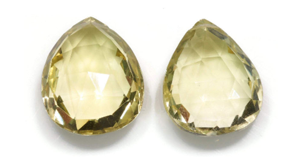 Natural Lemon Citrine Quartz Citrine Beads Gemstone November Birthstone Lemon Citrine Quartz DIY Jewelry Supply PR 16X13mm 24ct SKU:113073-Planet Gemstones