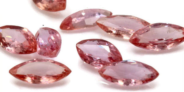 Padparadscha sapphire 7x3mm-Planet Gemstones